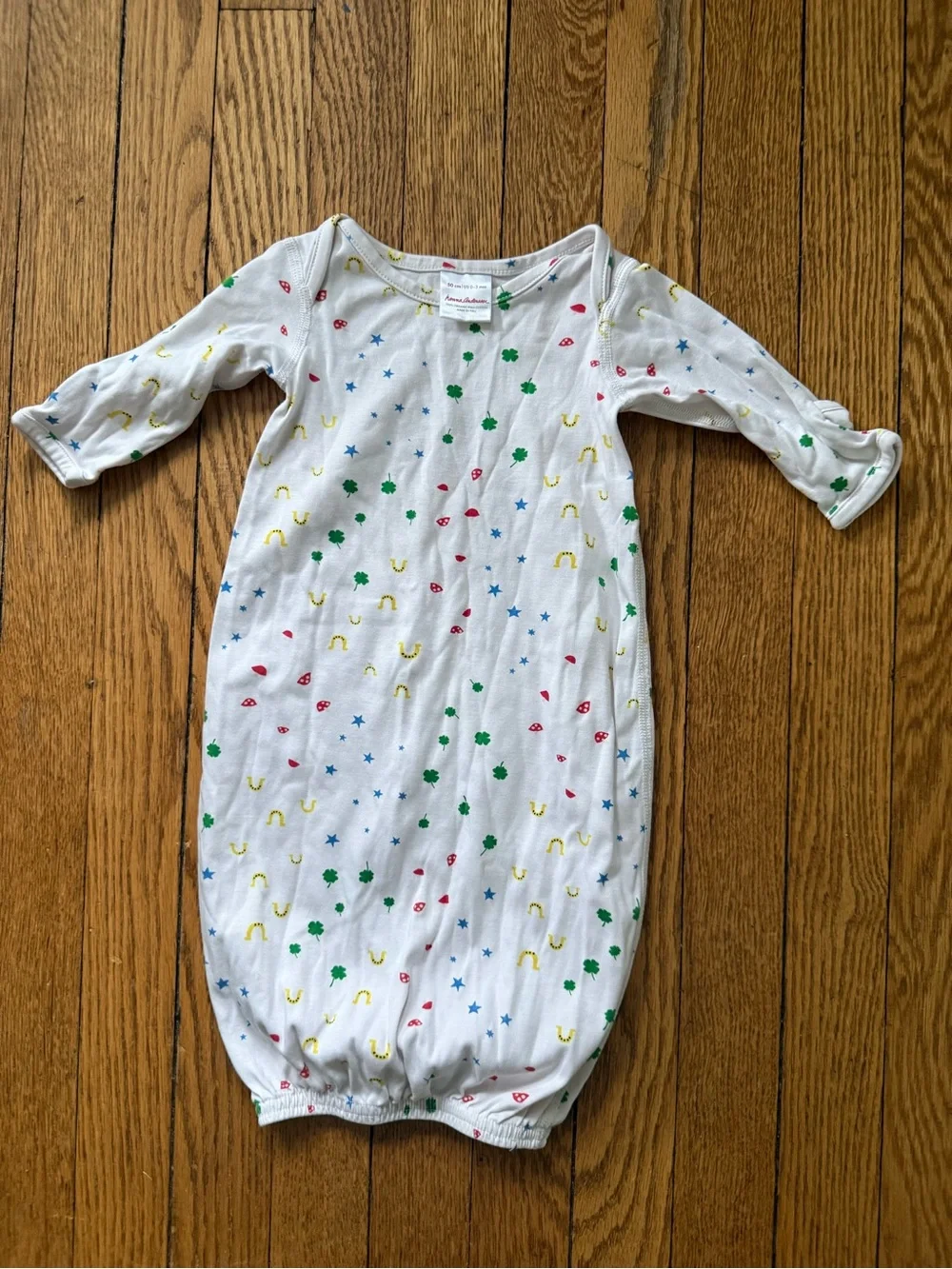 Hanna Andersson Colorful Lucky Motif Sleep Sack - Size 0-3 Months